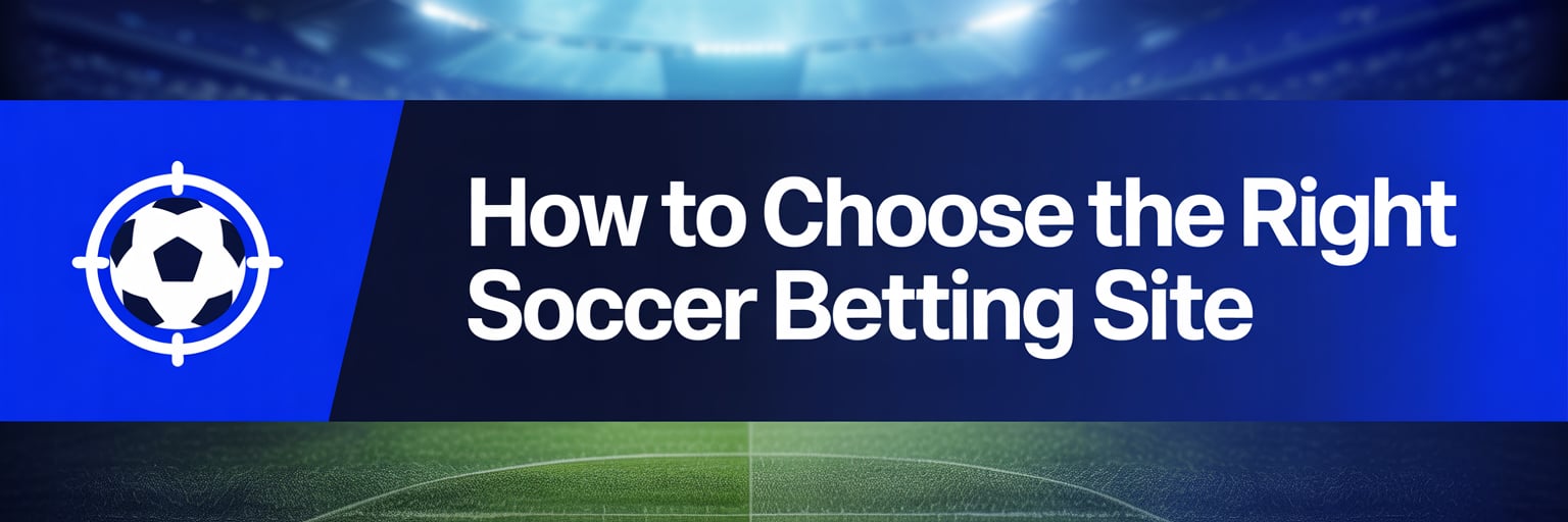 How to Choose the Right Soccer Betting Site